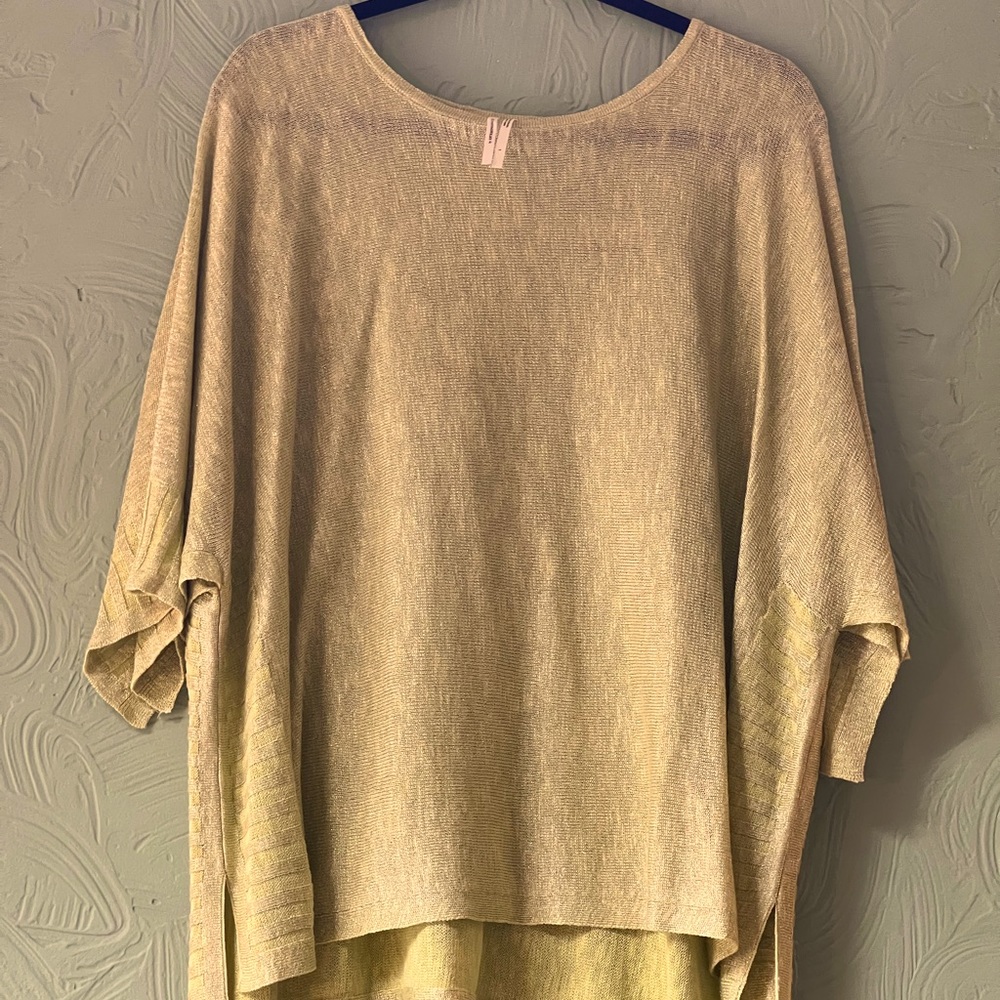 Yellow Tunic Top. Brand: Anthropologie Size: Large